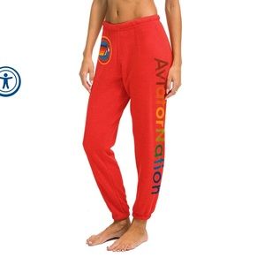 Aviator Nation red sweatpants